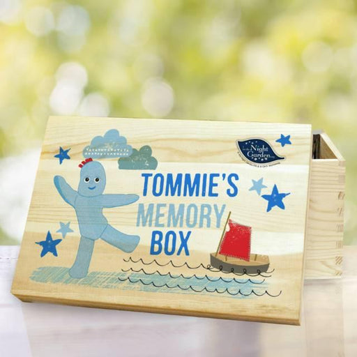 Personalised In The Night Garden Igglepiggle Wooden Memory Box