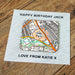 Football Club Stadium Map Coaster Card