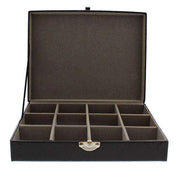 Personalised Large Cufflink Compartment Box - Myhappymoments.co.uk
