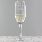 Personalised Mother Of The Groom Champagne Glass Flute