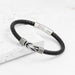 Personalised Men's Infinity Knot Leather Bracelet | Gift For Him