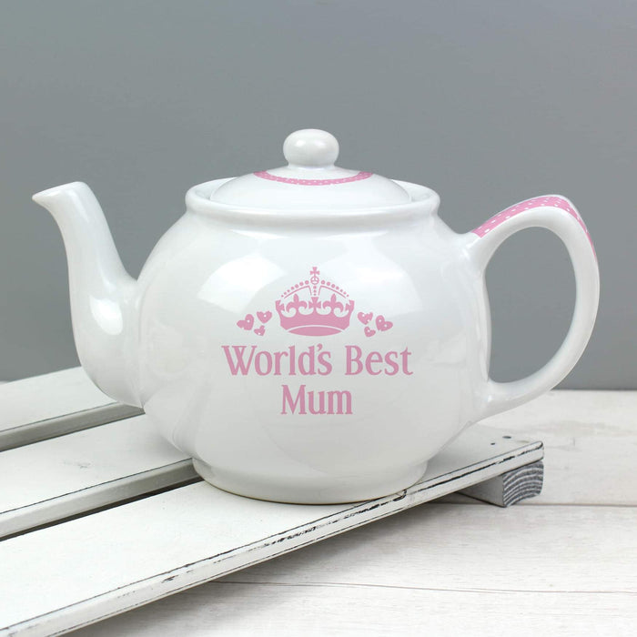 Personalised World's Best Teapot - Myhappymoments.co.uk