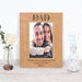 Engraved Best Ever Dad / Daddy Wooden Photo Frame