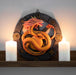 Litha Dragon Resin Wall Plaque by Anne Stokes