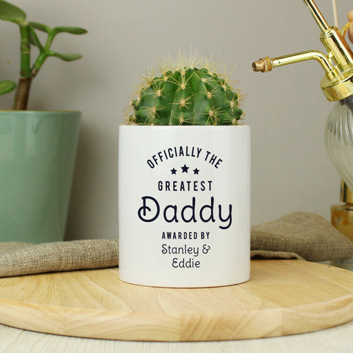 Personalised Officially The Greatest Ceramic Storage Pot