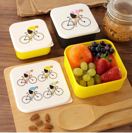 Cycling Lunch Boxes Set Of 3