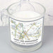 Personalised Present Day Map Compass Scented Jar Candle - Myhappymoments.co.uk