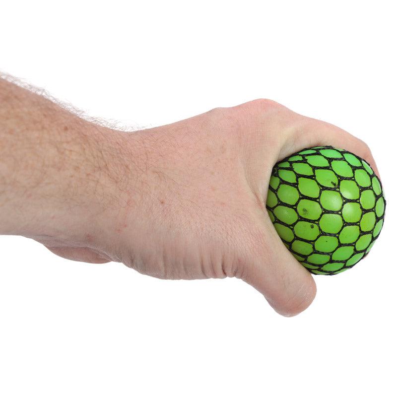 Squeezable Ball in a Net