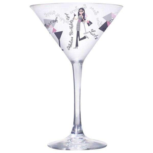 Personalised Fabulous Birthday Girl Cocktail Glass - Myhappymoments.co.uk