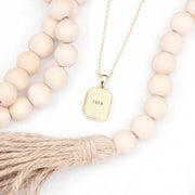 Personalised Rectangular Photo Locket Necklace - Gold Plated