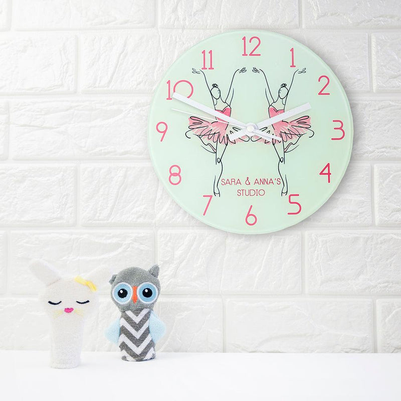 Personalised Ballet Dancer Wall Clock