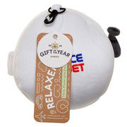 Relaxeazzz Space Cadet Round Plush Travel Pillow & Eye Mask