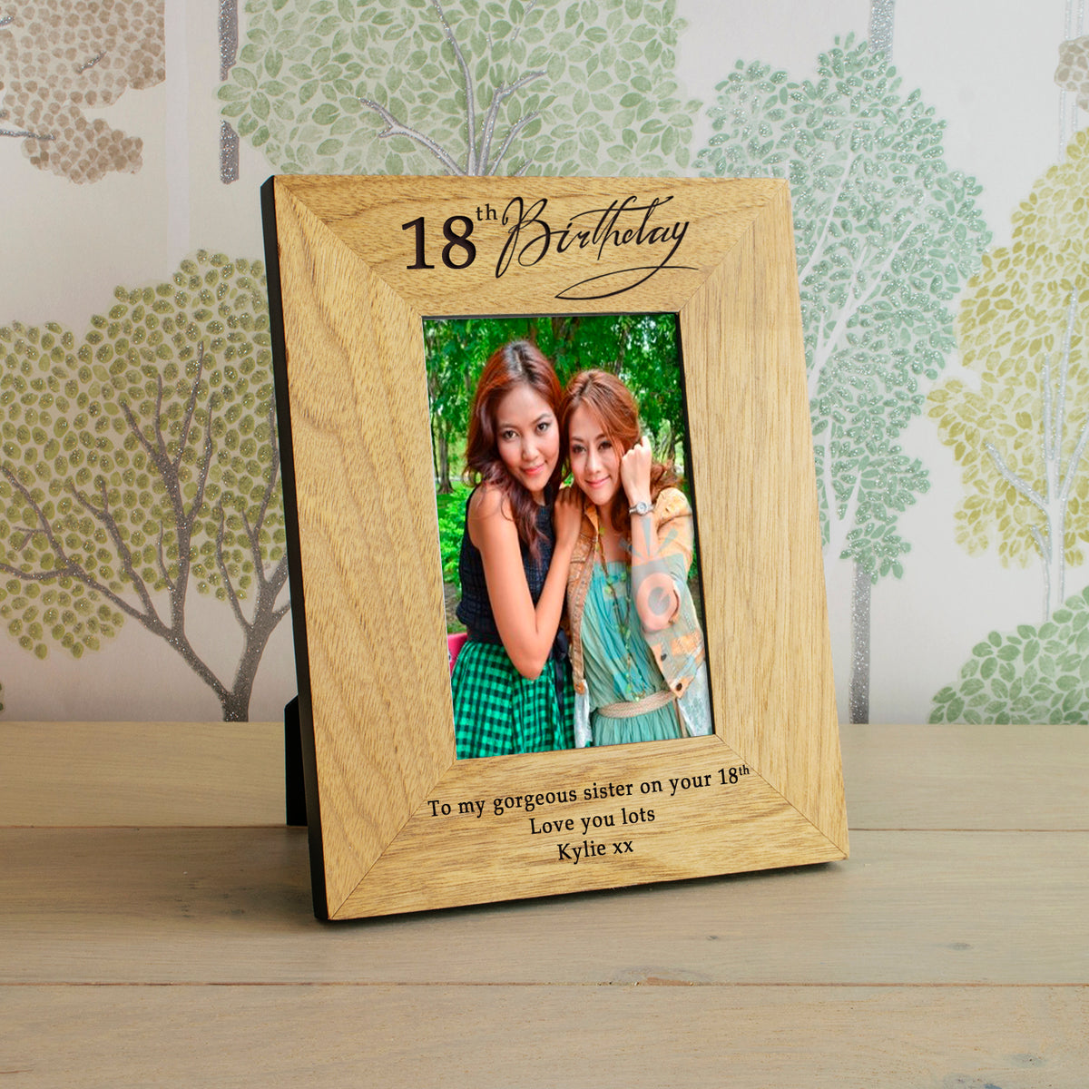Personalised Age Birthday Photo Frame 18th 21st 30th 40th 50th 60th ...