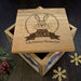 Personalised Woodland Rabbit Christmas Memory Photo Keepsake Box - Myhappymoments.co.uk