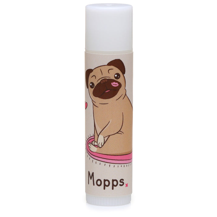 Mopps Pug Stick Lip Balm - Chocolate