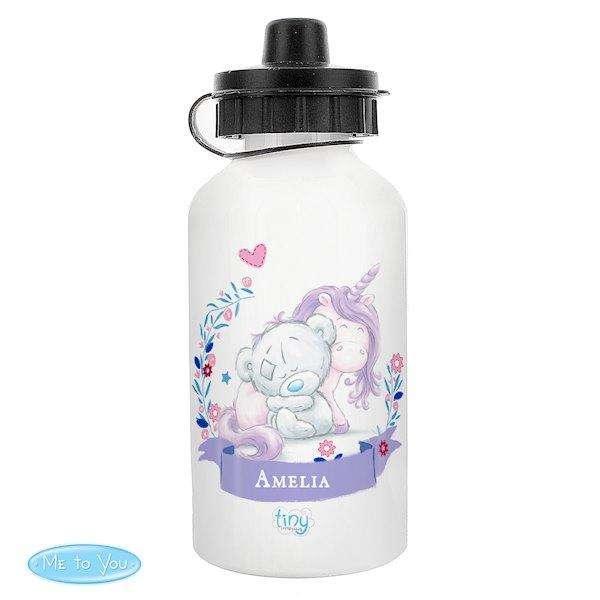 Personalised Tiny Tatty Teddy Unicorn Water Bottle - Myhappymoments.co.uk
