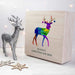 Personalised Geometric Reindeer Christmas Eve Box