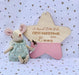 Personalised Baby Girl First Christmas Hanging Star