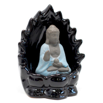 Back Flow Incense Burner - Buddha & LED Lights