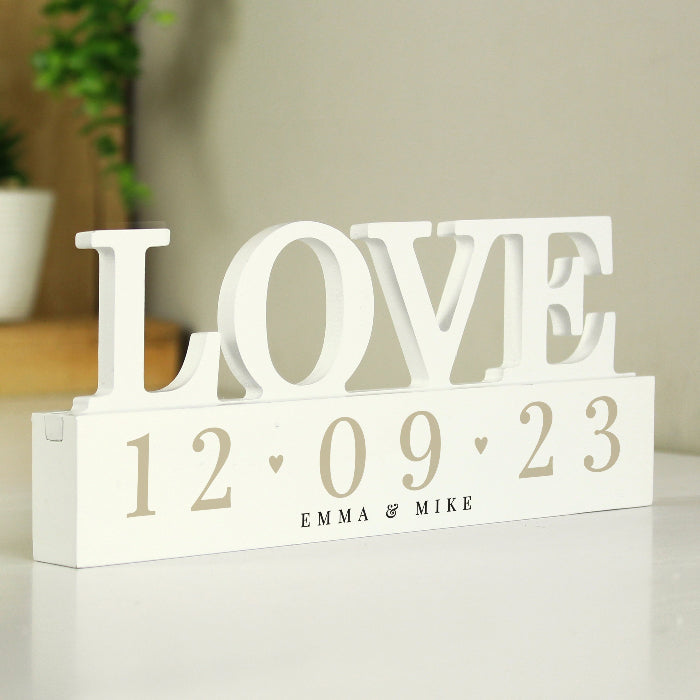 Personalised Mr & Mrs Wedding Ornament
