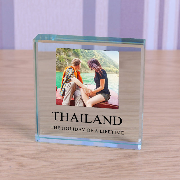 Personalised Photo Gift Plaque - Any Message