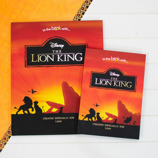 Personalised Lion King Premium Book from Pukkagifts.uk