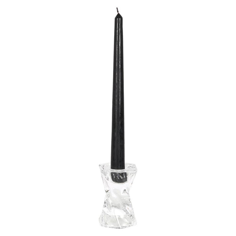 Twisted Glass Candle Holder
