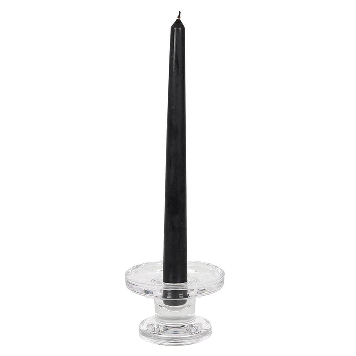 Round Double Ended Glass Candle Holder