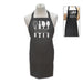 Personalised Black Apron with Name and Baking Utensils Image 2
