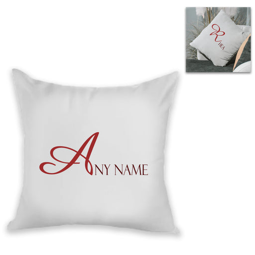 Personalised Cushion - Big letter with Name Design Image 2
