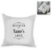 Personalised Cushion - Reserved for Name's Arse Image 1