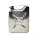 Engraved Silver Jerry Can Hip Flask with Initials Image 2