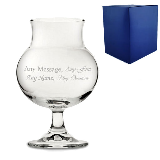 Engraved 17.5oz Craft Beer Glass with Gift Box Image 1