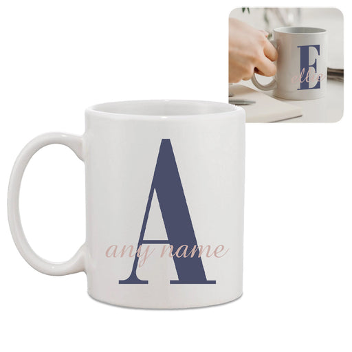 Personalised Mug with Initial and Name Design Image 1