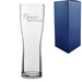 Engraved Aspen Pint Glass with Name's Beer Glass Design Image 1
