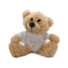 Light Brown Teddy Bear Toy with T-shirt with Newborn Baby Design in Neutral Image 2