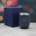 Engraved Dark Blue Insulated Travel Cup Image 3