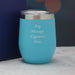 Engraved Light Blue Insulated Travel Cup Image 4