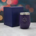 Engraved Purple Insulated Travel Cup Image 3