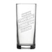 One Gin Two Gin Three Gin Floor - Engraved Novelty Hiball Glass Image 2