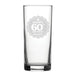 Happy 60th Birthday - Engraved Novelty Hiball Glass Image 2