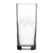 Happy Mothers Day Burst Design - Engraved Novelty Hiball Glass Image 1