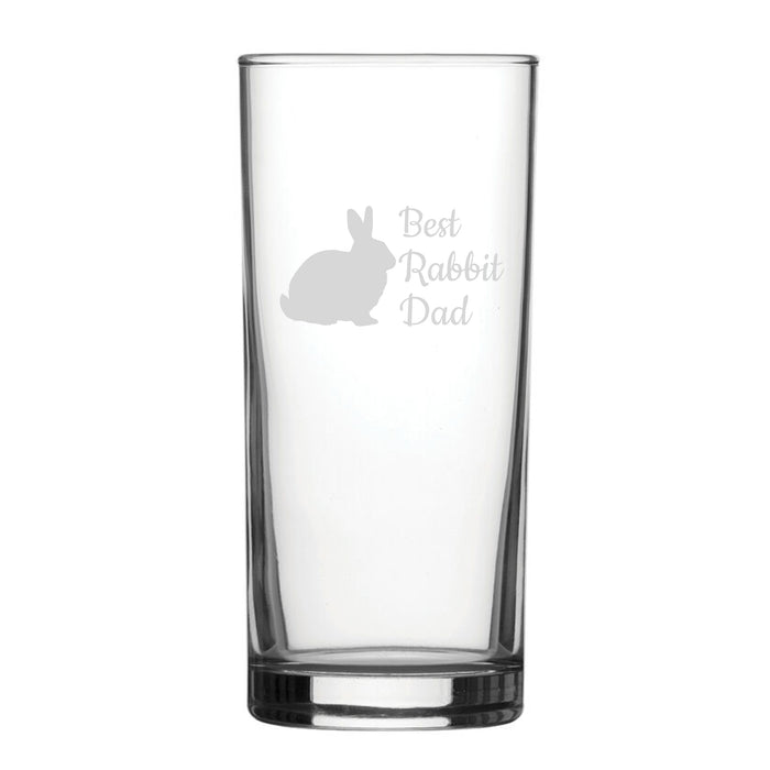 Best Rabbit Mum - Engraved Novelty Hiball Glass Image 2