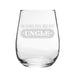 World's Best Uncle - Engraved Novelty Stemless Wine Gin Tumbler Image 2