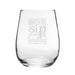 Watch Me Sip, Now Watch Me Laylay - Engraved Novelty Stemless Wine Gin Tumbler Image 2