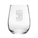 Happy 30th Birthday - Engraved Novelty Stemless Wine Gin Tumbler Image 1