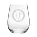 Happy 40th Birthday - Engraved Novelty Stemless Wine Gin Tumbler Image 1