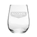 Alcohol You Later - Engraved Novelty Stemless Wine Gin Tumbler Image 1