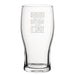 I Only Drink On Two Occasions, When It's My Birthday And When It's Not - Engraved Novelty Tulip Pint Glass Image 2