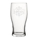 Happy Mothers Day Floral Design - Engraved Novelty Tulip Pint Glass Image 2